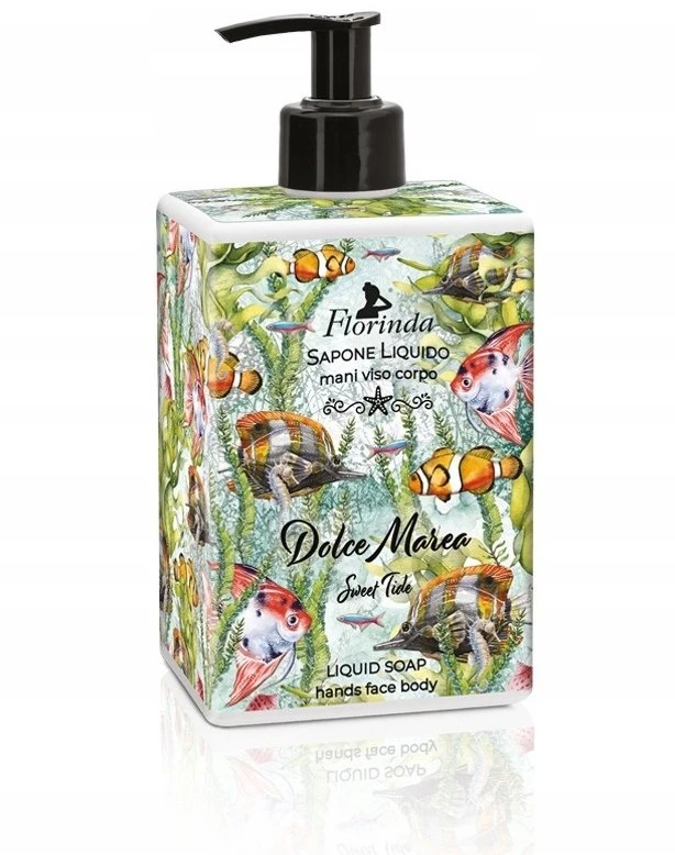 Florinda Sweet Tide valomasis ir minkštinantis skystas muilas rankoms, veidui ir kūnui, 500 ml