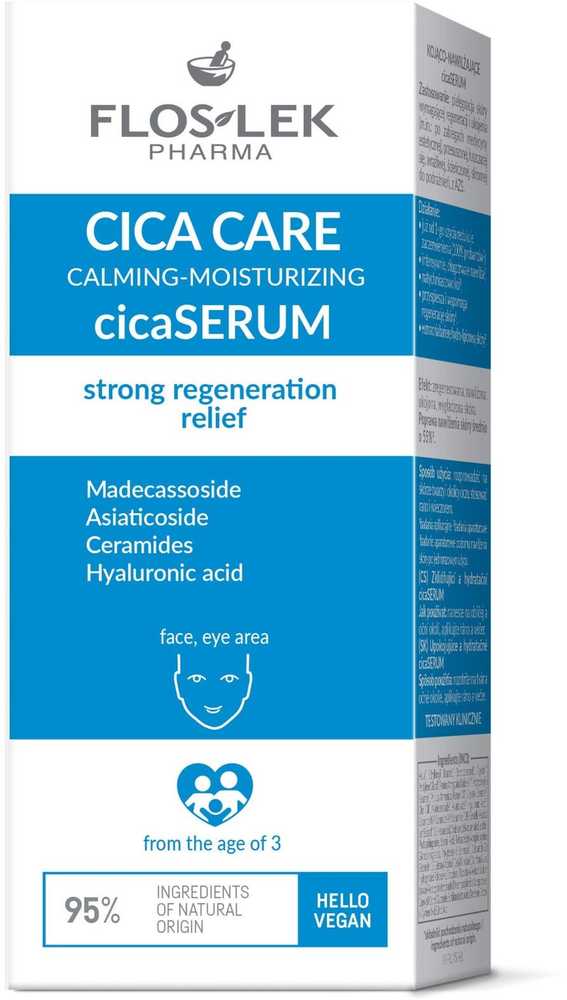Floslek FLOSLEK Cica Serum kojąco-nawilżające 30 ml