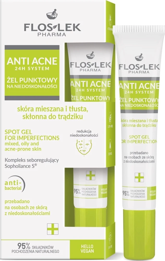 „Floslek“ 24 val. sistema nuo spuogų, 20 ml
