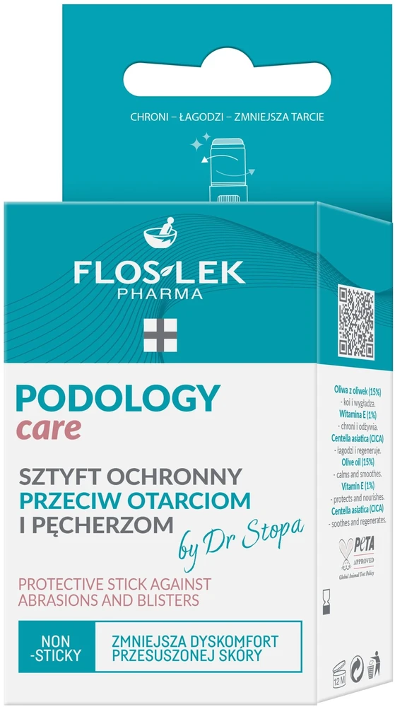 „Floslek Podology Care“ apsauginis pieštukas nuo įbrėžimų ir pūslių, 20 g