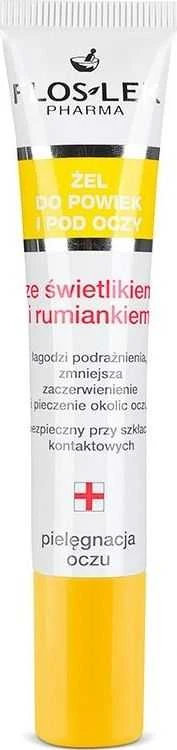 Floslek akių vokų ir akių geliai, 15 ml
