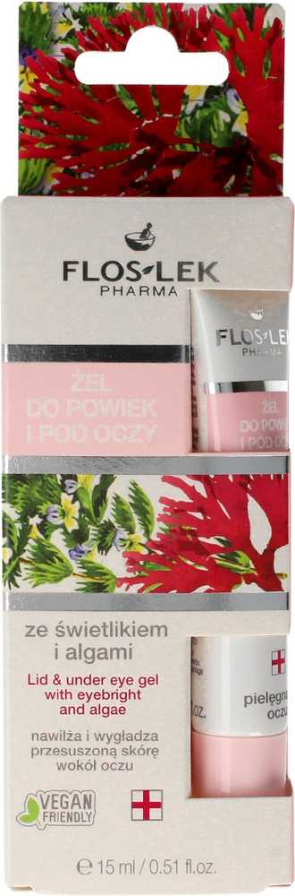 Floslek akių vokų ir akių geliai, 15 ml