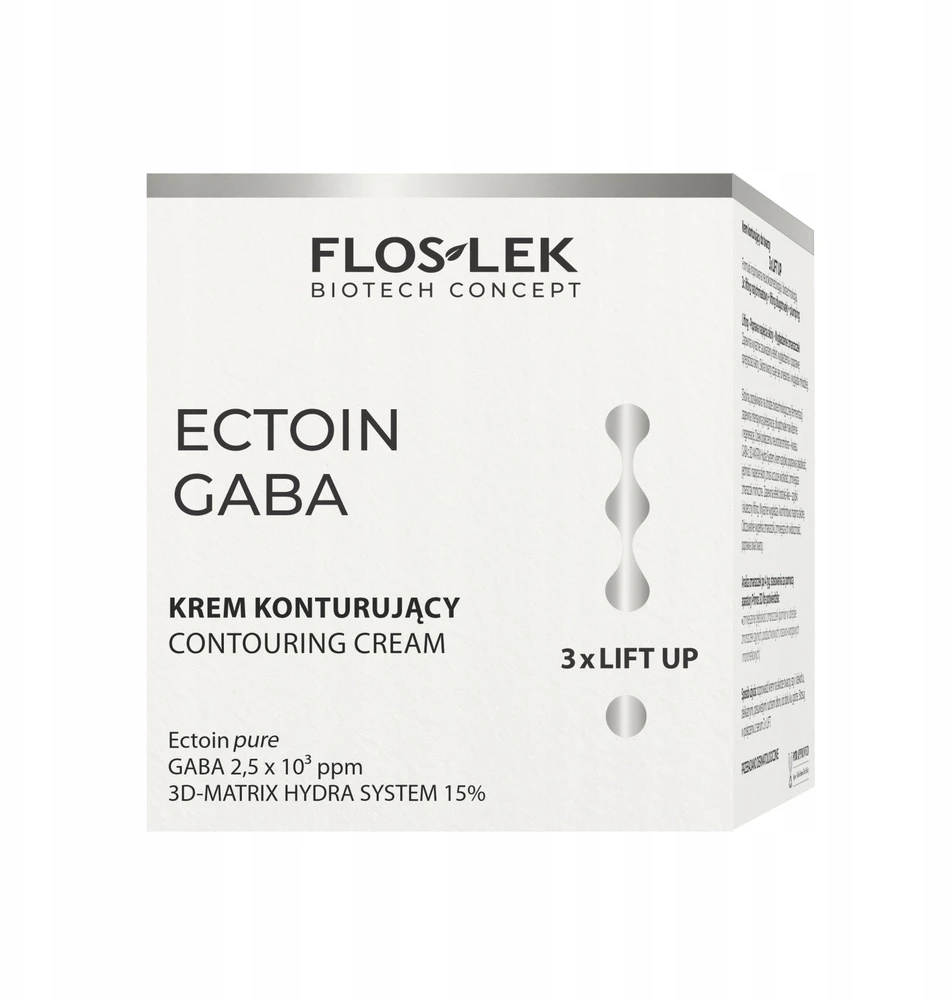 Floslek „Ectoin Gaba“ kontūrinis veido kremas 50 ml
