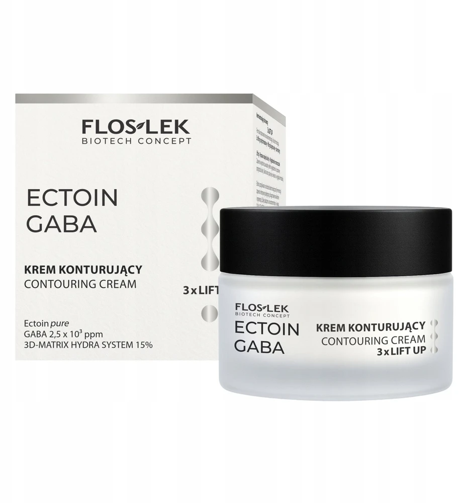 Floslek „Ectoin Gaba“ kontūrinis veido kremas 50 ml