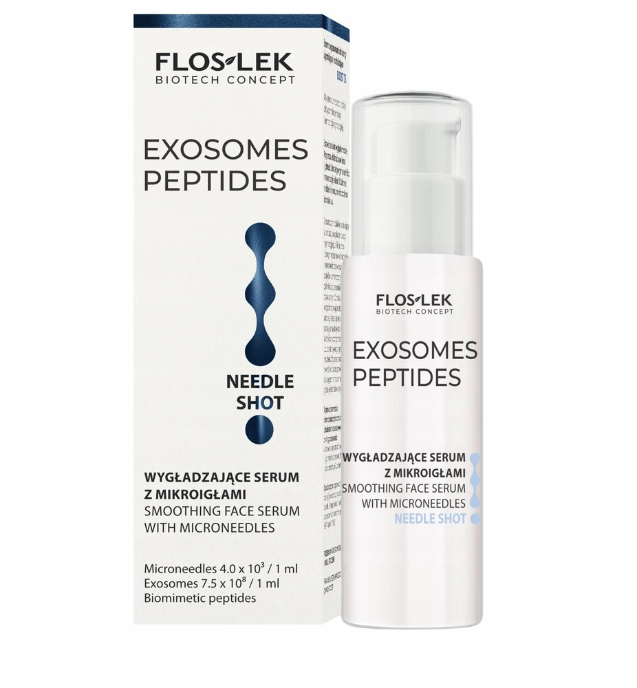 Floslek Exosomes Peptides lyginamasis veido serumas su mikroadatomis Spicule PeptiSMOOTH NEEDLE SHOT 30ml