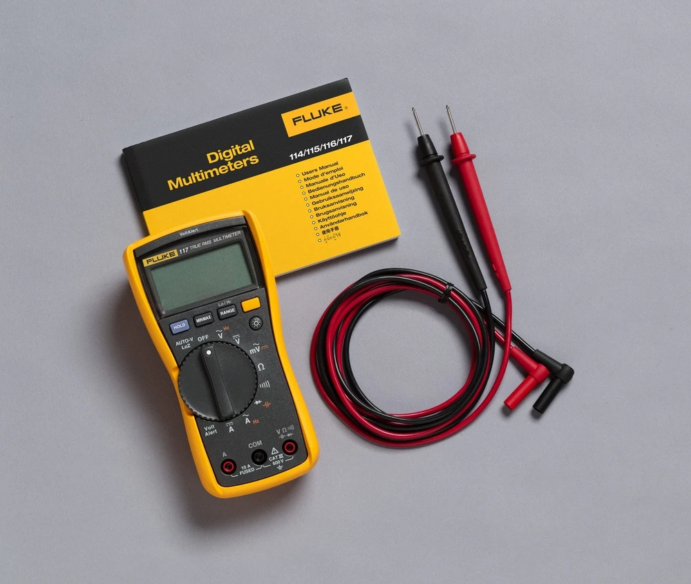Fluke Networks Fluke 117 skaitmeninis multimetras su neliestinės įtampos zondu (2583647)