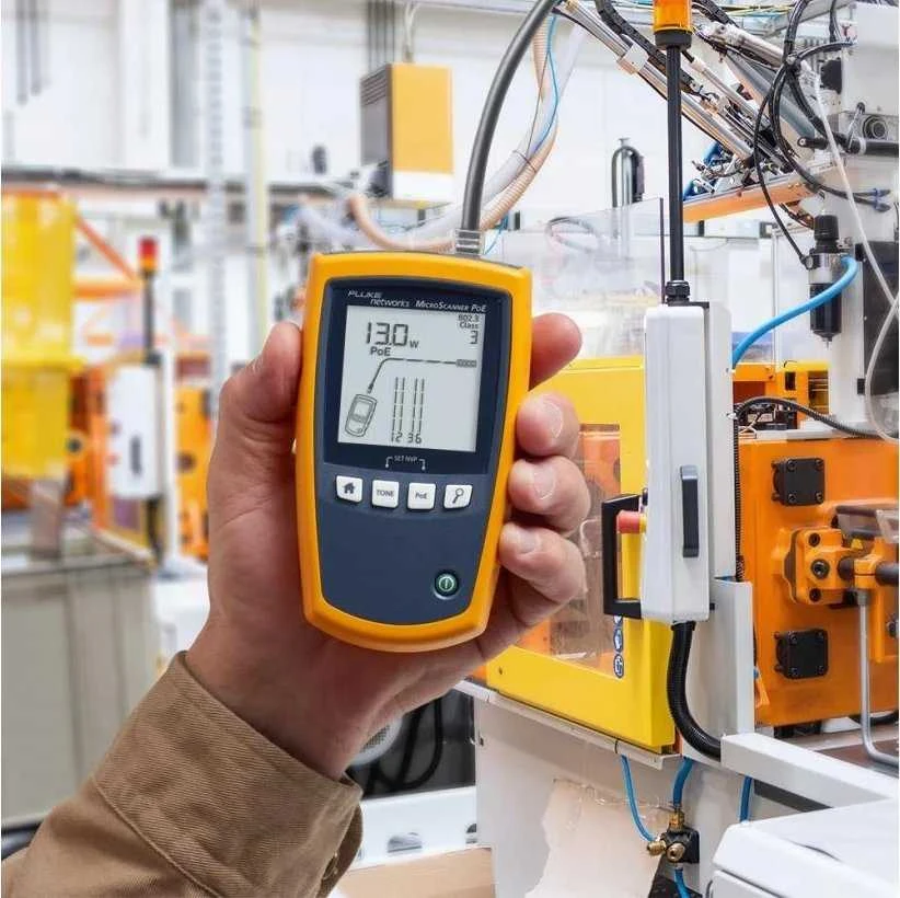 „Fluke networks“ FLUKE FL-MS-POE-KIT „MicroScanner PoE“ kabelių patikros testeris su papildomu kabeliu
