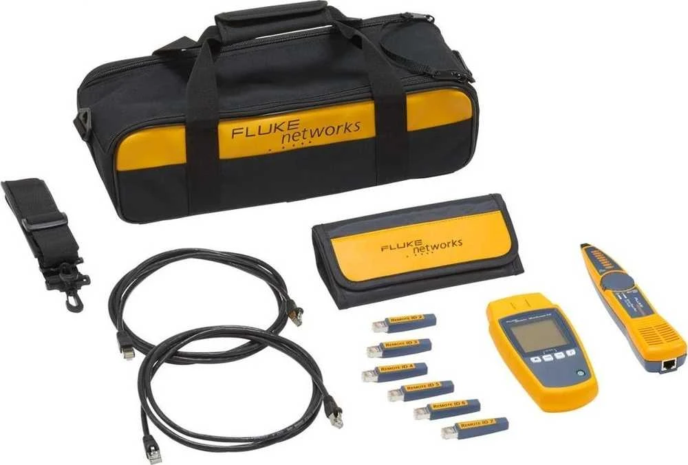 „Fluke networks“ FLUKE FL-MS-POE-KIT „MicroScanner PoE“ kabelių patikros testeris su papildomu kabeliu