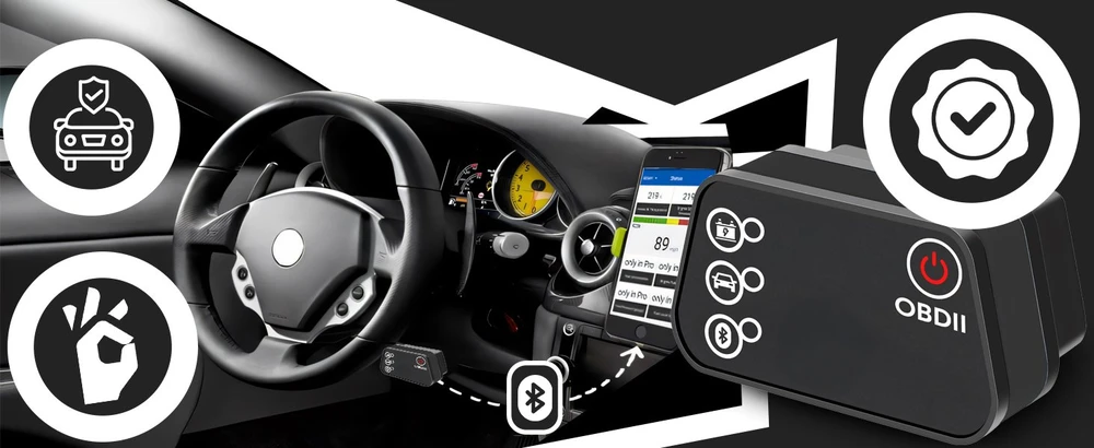 Fluke Networks Interfejs Diagnostinės sąsajos obd2 pl testeris „Bluetooth“ poliravimo klaidos išvalymas er1130