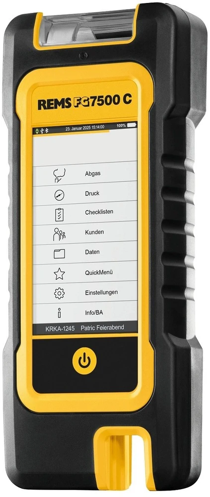 Fluke Networks REMS FG7500C IŠMETAMŲJŲ DUJŲ MATAVIMO IR SLĖGIO BANDYMO ĮTAISAS
