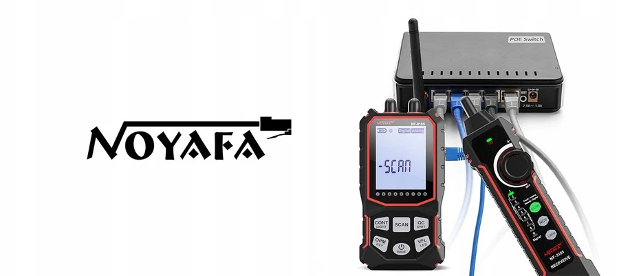Fluke Networks Profesionalus LAN testeris. Noyafa NF-918S