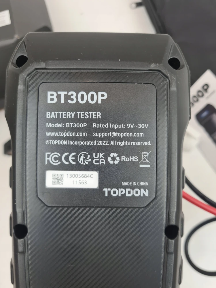 Fluke Networks TOPDON automobilio akumuliatoriaus testavimo blokas BT300P