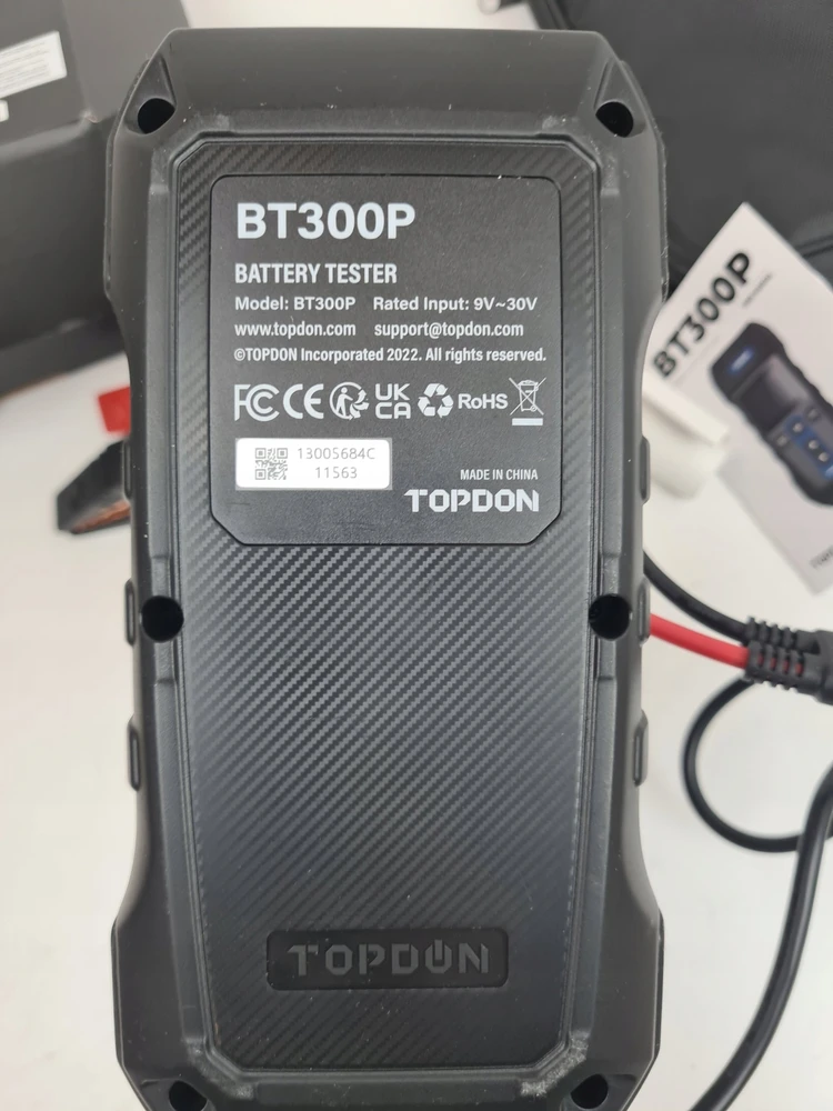 Fluke Networks TOPDON automobilio akumuliatoriaus testavimo blokas BT300P