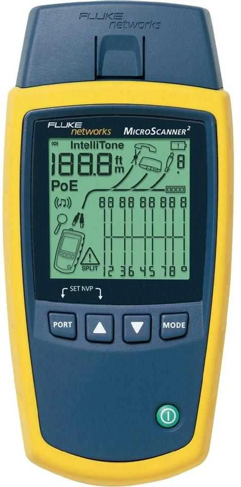 „Fluke networks MicroScanner2 Pro“ kabelių testeris (FL-MS2-100)
