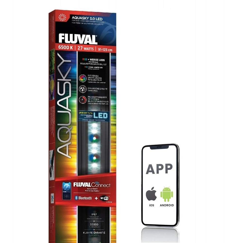 Fluval - AQUASKY LED 3.0 - 27W - 91,4-122,8CM