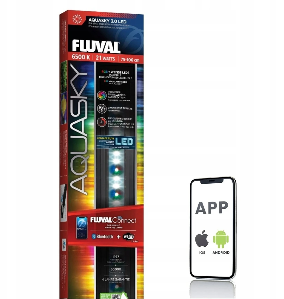 Fluval - AQUASKY LED 3.0 - 21W - 75-106.4CM