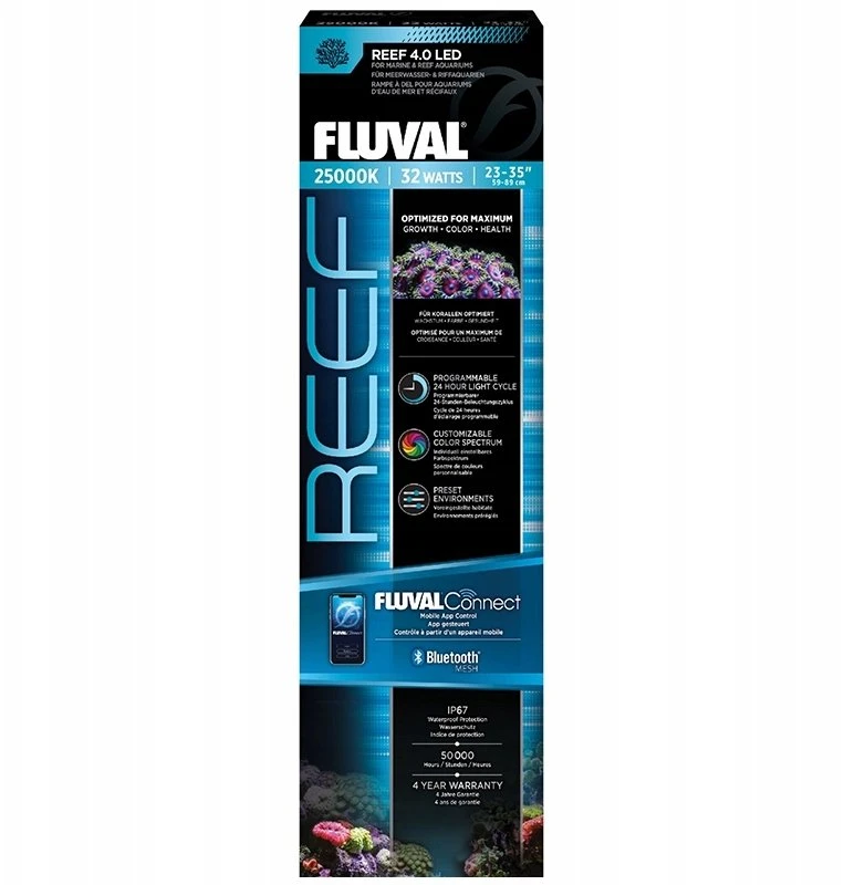 „Fluval“ – „Reef LED 4.0“ – 32 W, 58,9–88,9 cm