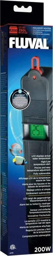 Fluval E200 200W šildytuvas