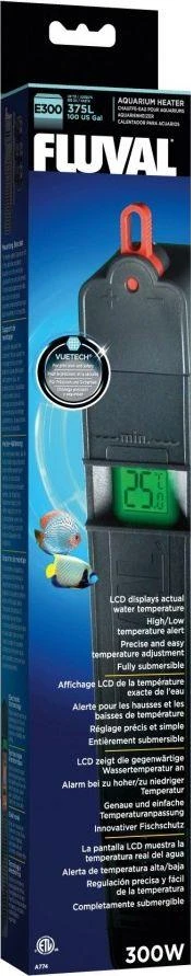 Fluval E300 300W šildytuvas