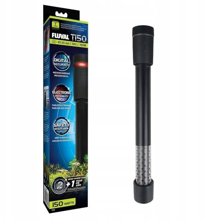 Fluval šildytuvas T150, 150W, do 150L