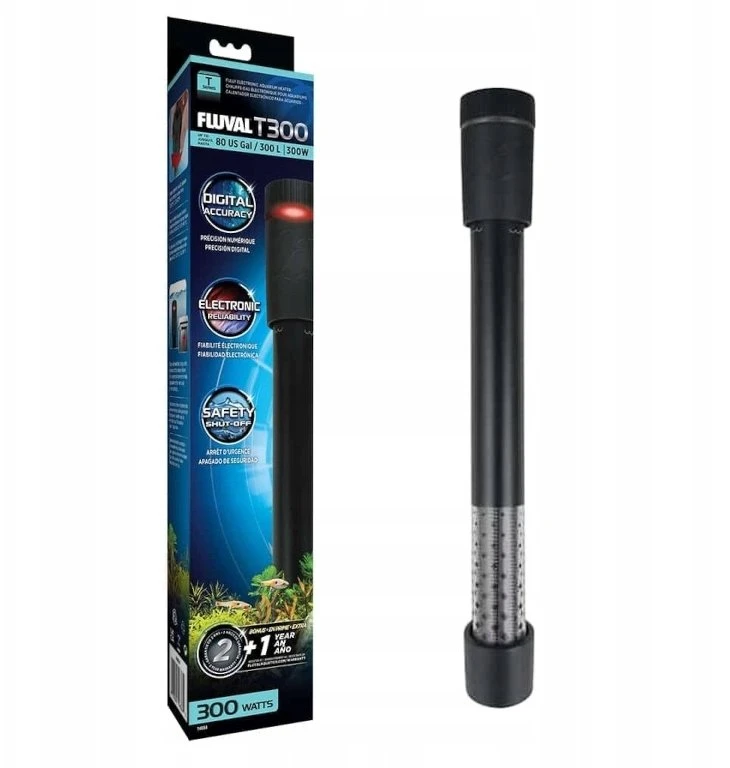 „Fluval Fluval T300“ šildytuvas, 300 W, iki 300 l