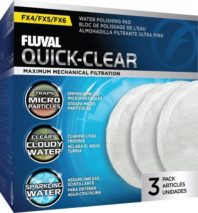 Fluval FX4/5/6 Quick Clear filtravimo vata (3vnt)