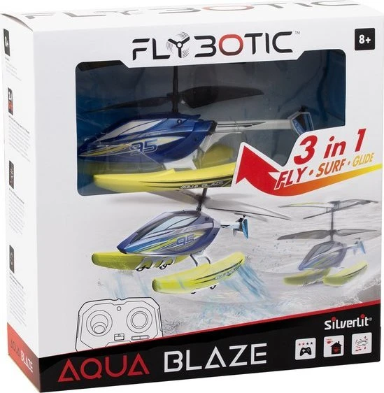 Radijo bangomis valdomas sraigtasparnis „Aqua Blaze“  FLYBOTIC, 22 cm