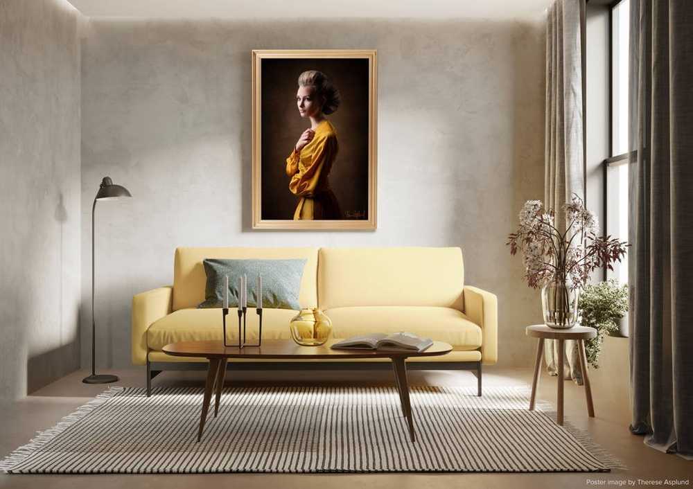 Nuotraukų rėmelis Focus Charleston Gold 70x100 organinis stiklas