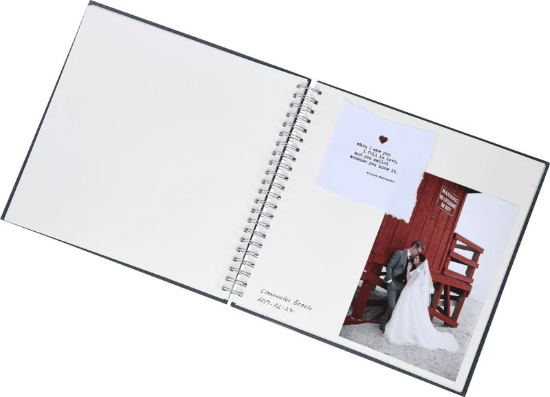 Focus Focus Essence Wire-O 30x30 Mėlyna w. baltas sheets