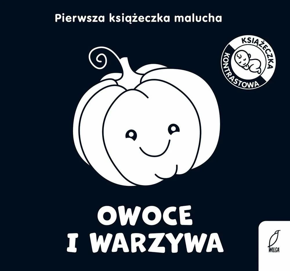 Foksal Vaisiai ir daržovės. Pirmoji knyga mažyliui. Didelio kontrasto knygos.
