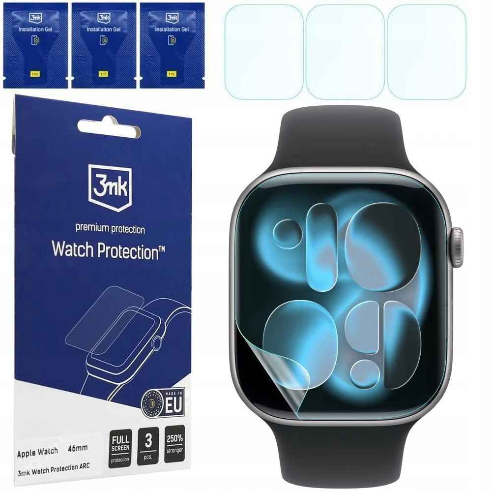 3MK ARC Watch Fullscreen Protector for Watch Series 11 46mm
