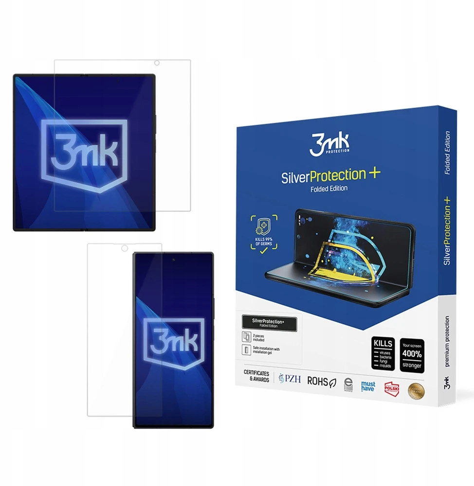LCD apsauginė plėvelė 3mk Sidabrinis Protection+ Folded Edition Samsung F966 Z Fold7