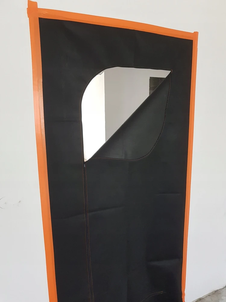 Schuller Dulkių nepraleidžiančios durys Stardust 110x220cm su užtrauktuku