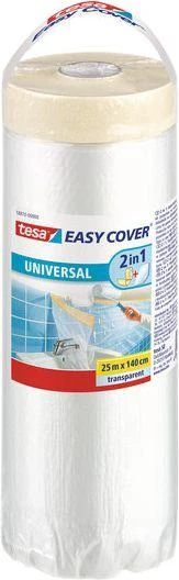 Tesa Folia Apsauginė plėvelė nuo purslų su „Malar.easycover“ universalia juosta, 33 m: 550 mm