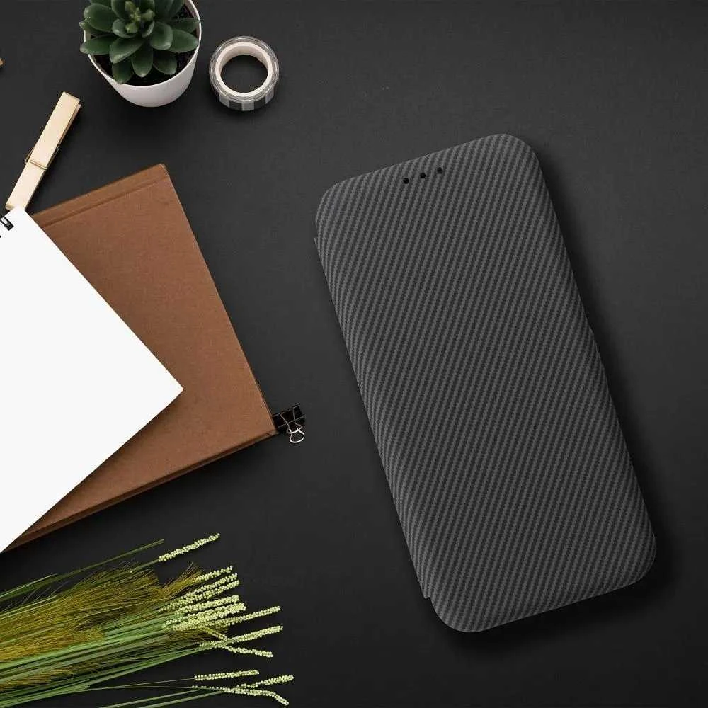 Oem FOLIO Side Magnet book dėklas skirtas Xiaomi Redmi Note 14 5G pilkos spalvos