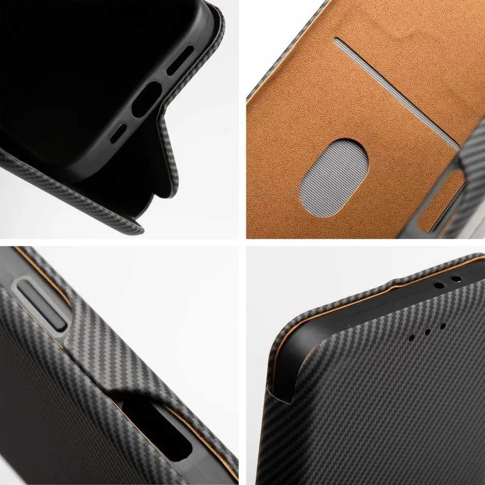 Oem FOLIO Side Magnet book dėklas skirtas Xiaomi Redmi Note 14 5G pilkos spalvos