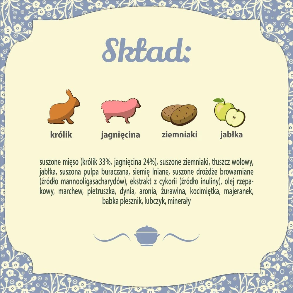 FOLK Gentle meal for kittens with rabbit and ėriena – sausas kačių maistas – 7kg