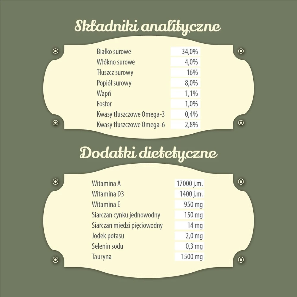FOLK Greater Poland duck with apples, quail and herring – sausas kačių maistas – 1,6kg