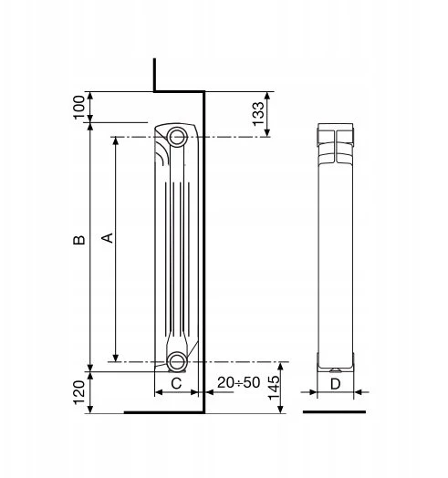 FONDITAL IT aliuminis EXTRATHERMSERIR B3 800/100