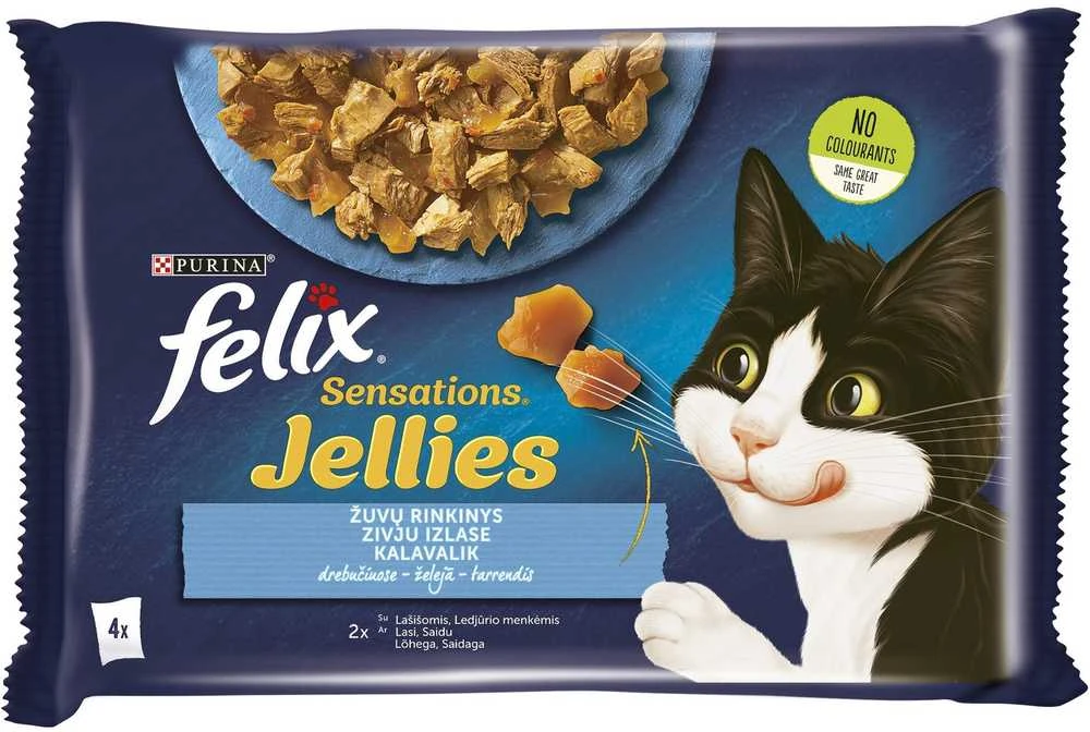 FELIX KONS ĖDAL KAT ŽUVIES KONS.SU PADAŽ.4X85G
