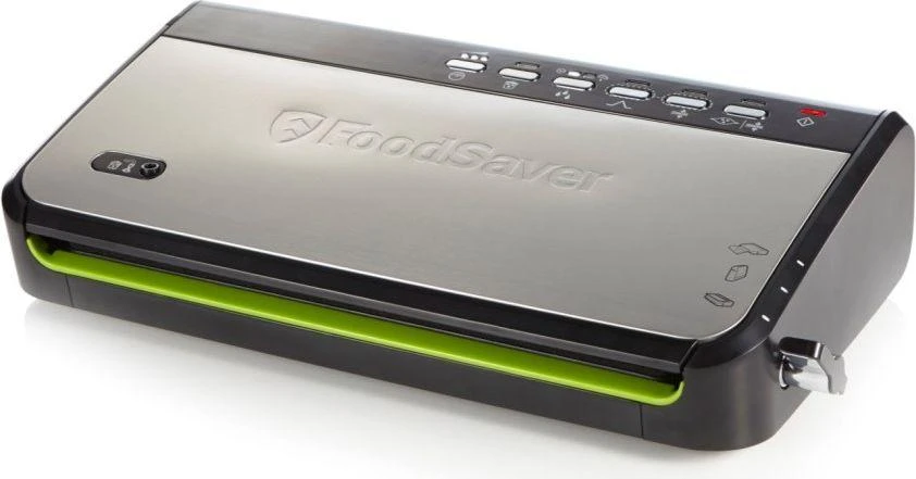 Food Saver Vakuumavimo Aparatas - Foodsaver Ffs005x 0.5 Mbar Juodas Nerūdijančio Plieno