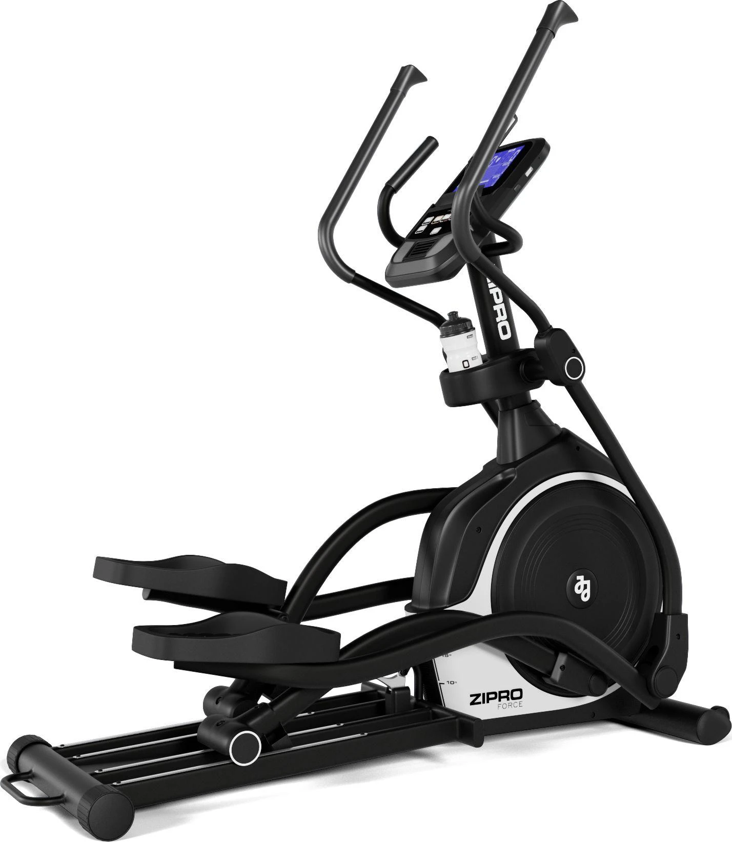 Zipro FORCE iConsole+ elipsinis dviratis | Juodos/Baltos spalvos aprašymas - Prekės nuotrauka
