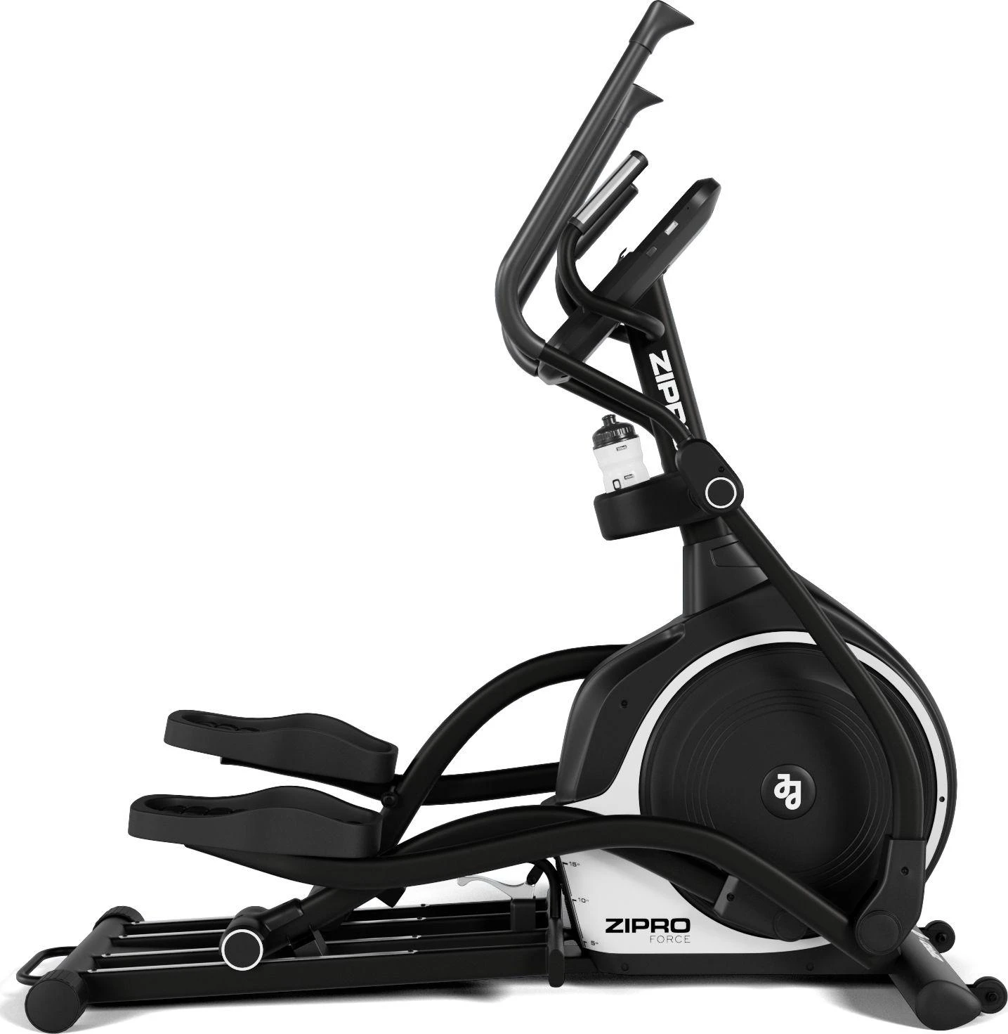 Zipro FORCE iConsole+ elipsinis dviratis | Juodos/Baltos spalvos