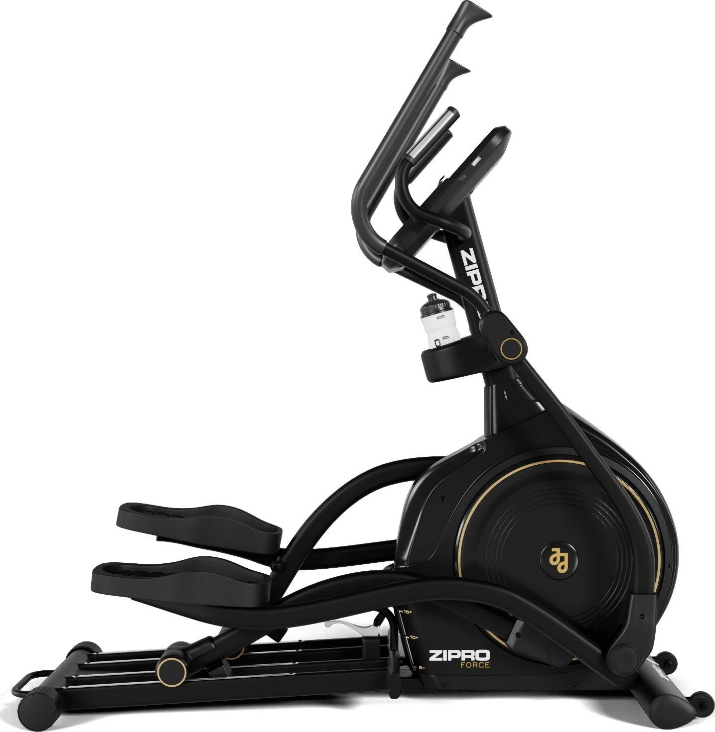 Zipro FORCE iConsole+ elipsinis dviratis | Juodos spalvos