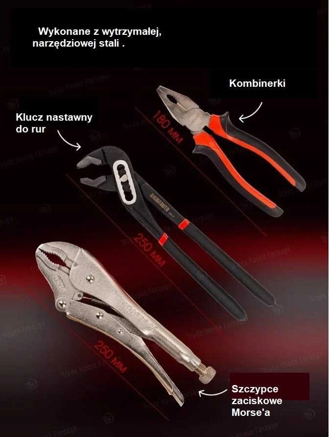 Įrankių rinkinys Forcekraft Įrankių rinkinys 1/2'' i 1/4'' 78el. (6-kątnych) (4-32mm)