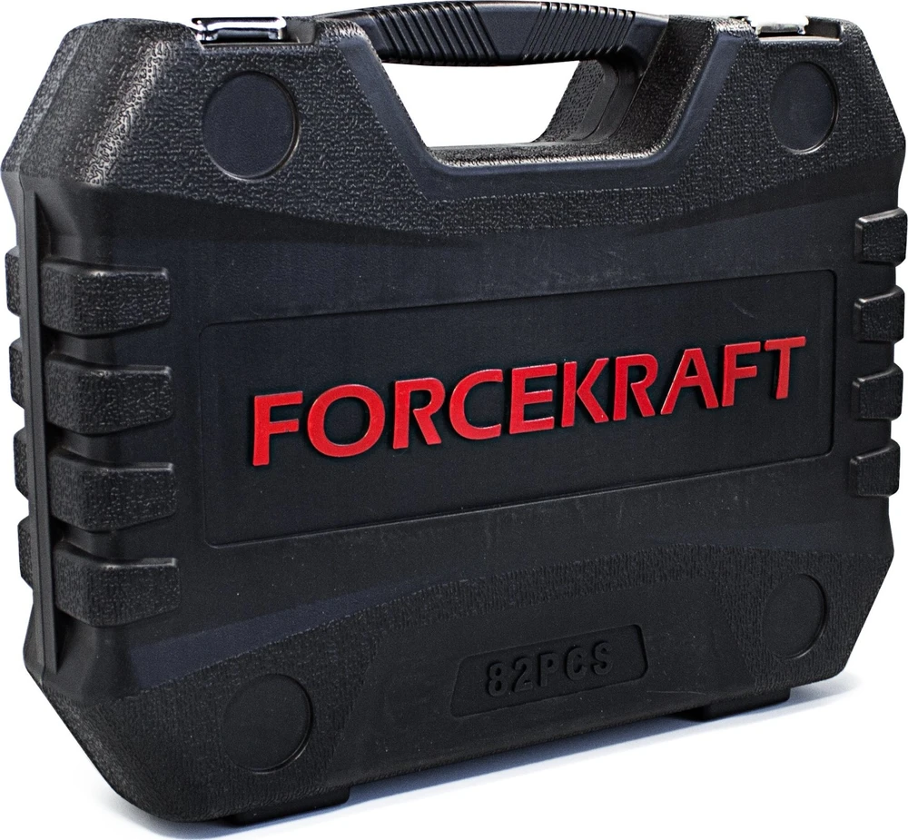 Forcekraft įrankių rinkinys 82 dalių 1/2'', 1/4'' (6-kampis) (4-32mm) „Profi"