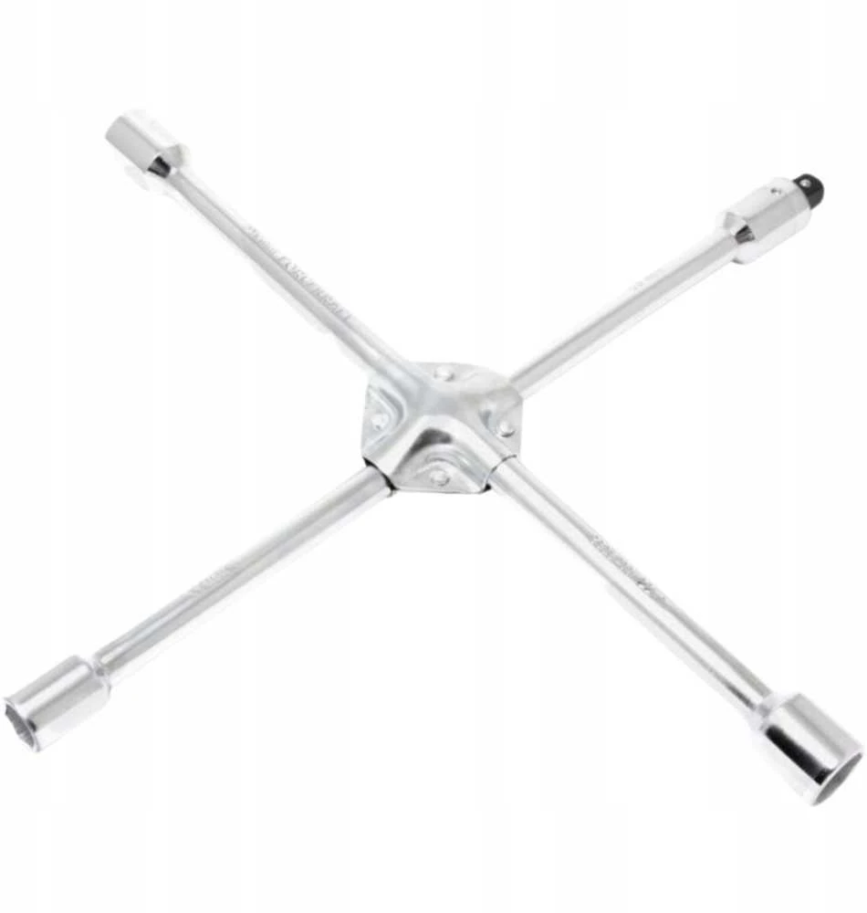 Forcekraft Ratų veržliaraktis kryžminis 17-19-21-22mm kryžminis su adapteriu 1/2''
