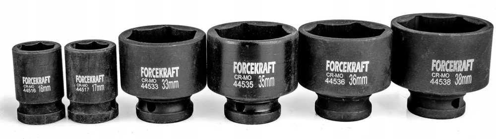 Forcekraft Smūginė galvutė 1/2'' 16mm (6-kampė)