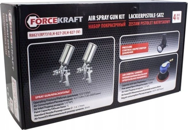 Forcekraft dažymo ir šlifavimo rinkinio pakuotė