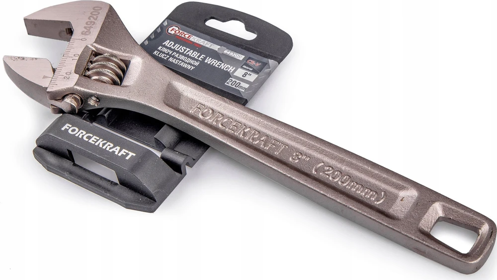 Forcekraft Profi CRV 8"-200mm reguliuojamas veržliaraktis